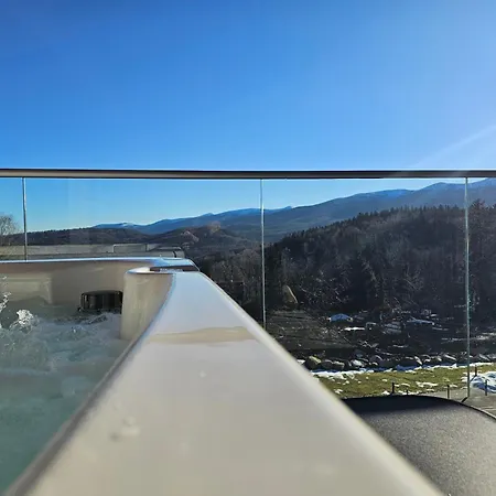 Aparts4u - Kras A302 Z Prywatnym Jacuzzi, Sauna I Widokiem Na Gory Lägenhet