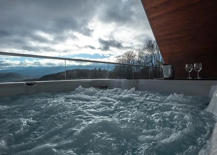 公寓 Aparts4u - Kras A302 Z Prywatnym Jacuzzi, Sauna I Widokiem Na Gory 斯克拉斯卡波伦巴