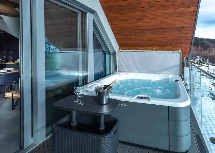 公寓 Aparts4u - Kras A302 Z Prywatnym Jacuzzi, Sauna I Widokiem Na Gory